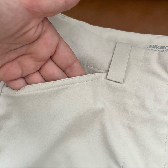 Nike Women’s Ivory Cream Sz 10 Golf Dri-FIT Skirt Skort - Picture 5 of 9